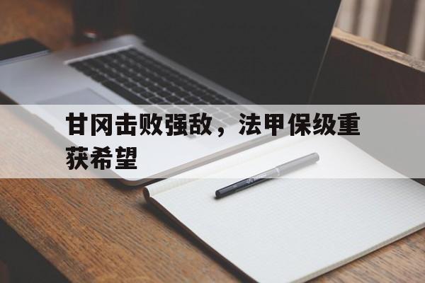 甘冈击败强敌，法甲保级重获希望